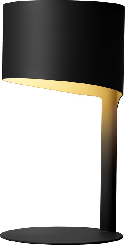 Lucide Knulle Tafellamp E14 H28,5 D15cm - Zwart
