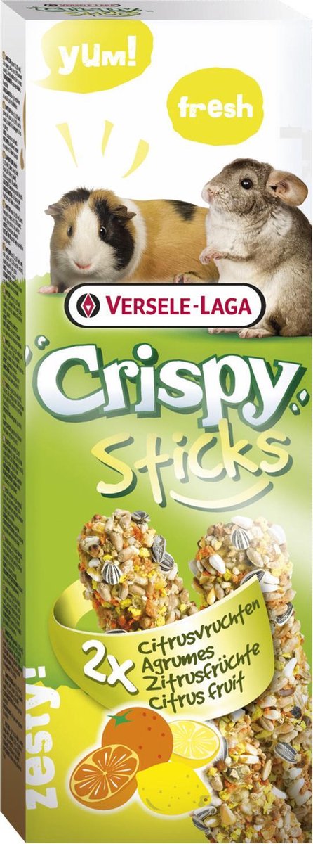 Versele-Laga Sticks Cavia&Chinchilla Citrus - Knaagdiersnack - 2x55 g