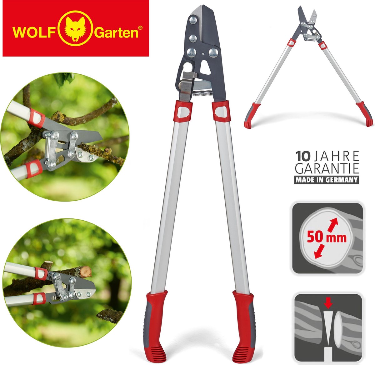 WOLF-Garten Power Cut Rs 800 V - Rood
