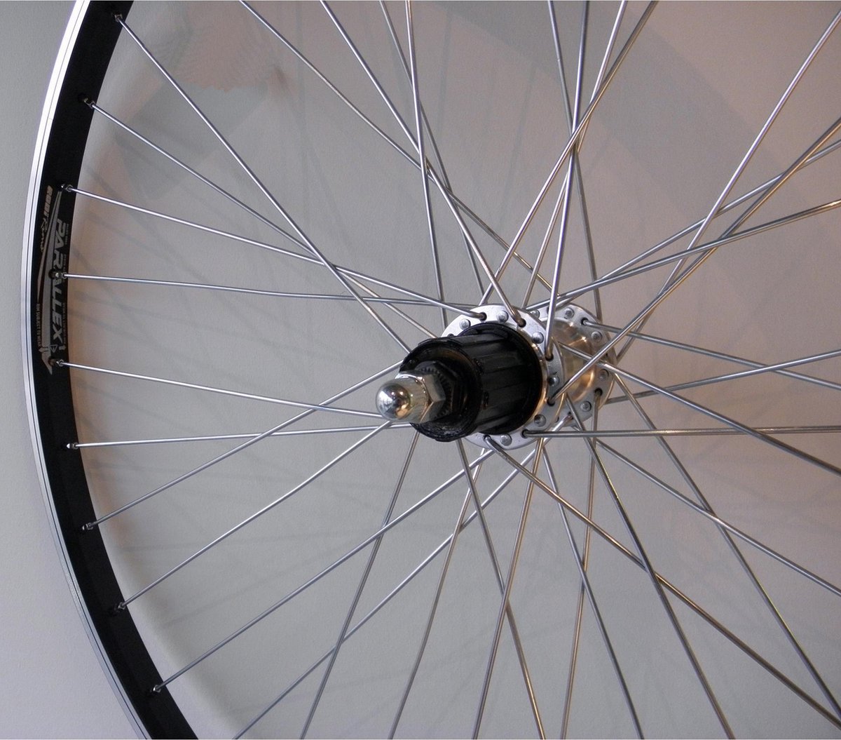 Roland Achterwiel Paralex 28 Inch 8/9v 36g Zwart/zilver - Silver