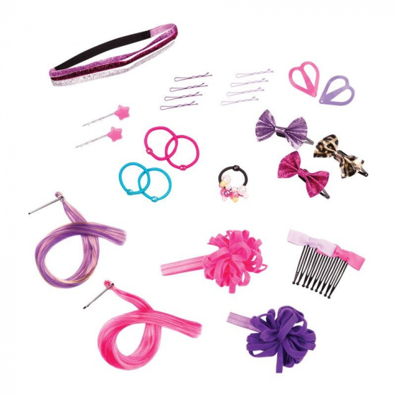 Our Generation poppenaccessoires Rock N&apos; Sweet Hair 26 delig