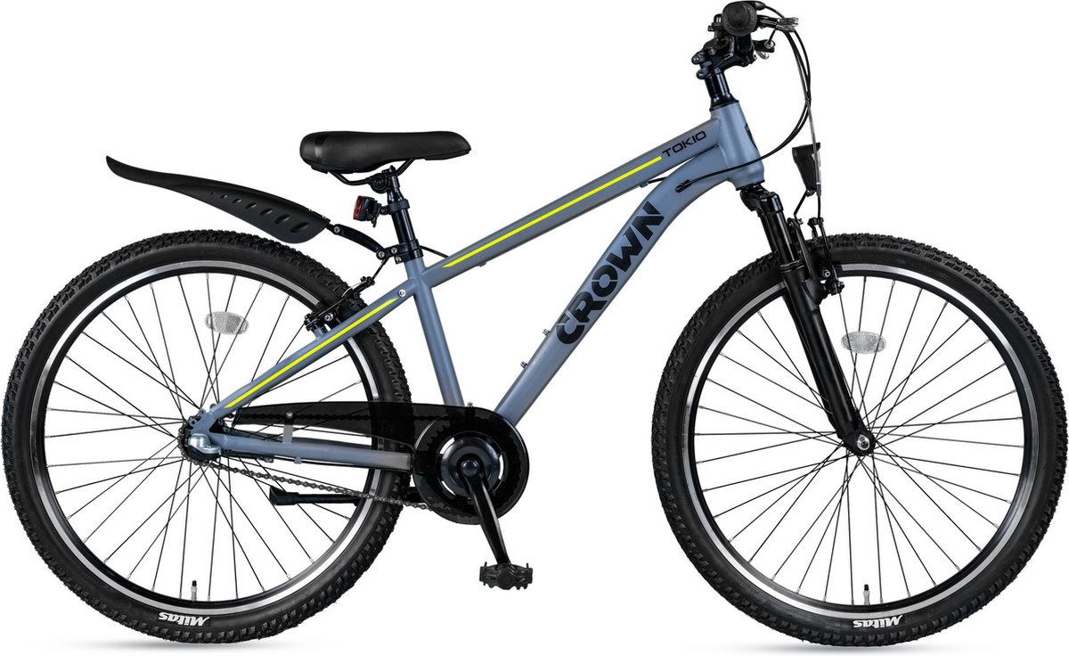 Altec Crown Tokio Mountainbike 24 inch Grijs / Geel 3v