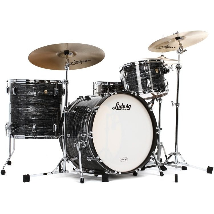 Ludwig Classic Maple Downbeat Black Oyster 3-delige shellset