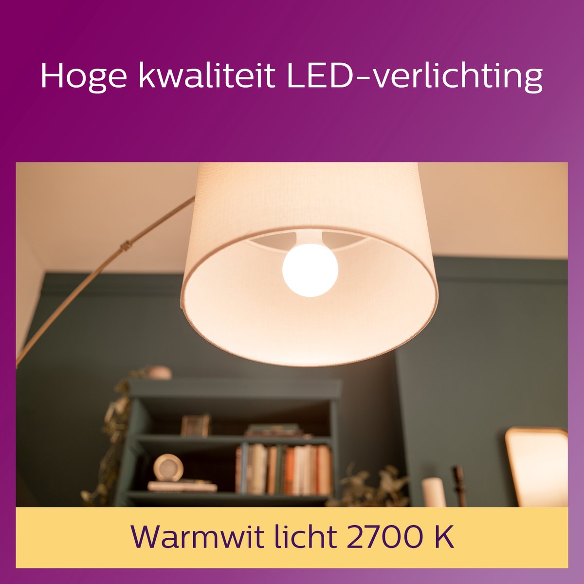Philips Ledlamp 6-pack 8 W - 60 W E27 Warmwit
