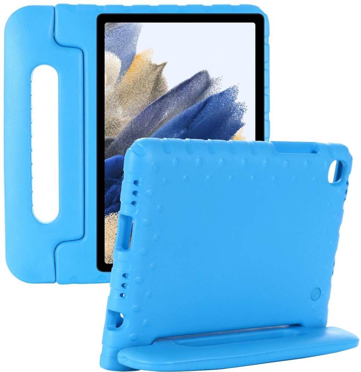 Just in case Samsung Galaxy Tab A8 Kids Cover - Blauw