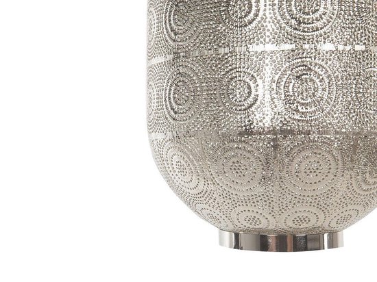 Beliani Maringa Hanglamp Metaal 23 X 23 Cm - Silver