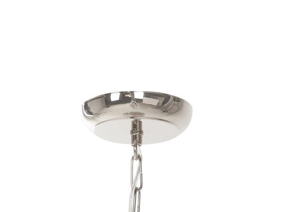 Beliani Maringa Hanglamp Metaal 23 X 23 Cm - Silver