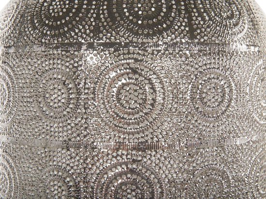 Beliani Maringa Hanglamp Metaal 23 X 23 Cm - Silver