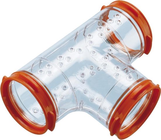 Ferplast Tunnel T-Stuk Fpi 4814 - Dierenverblijf - Ø6x14x10 cm Assorti