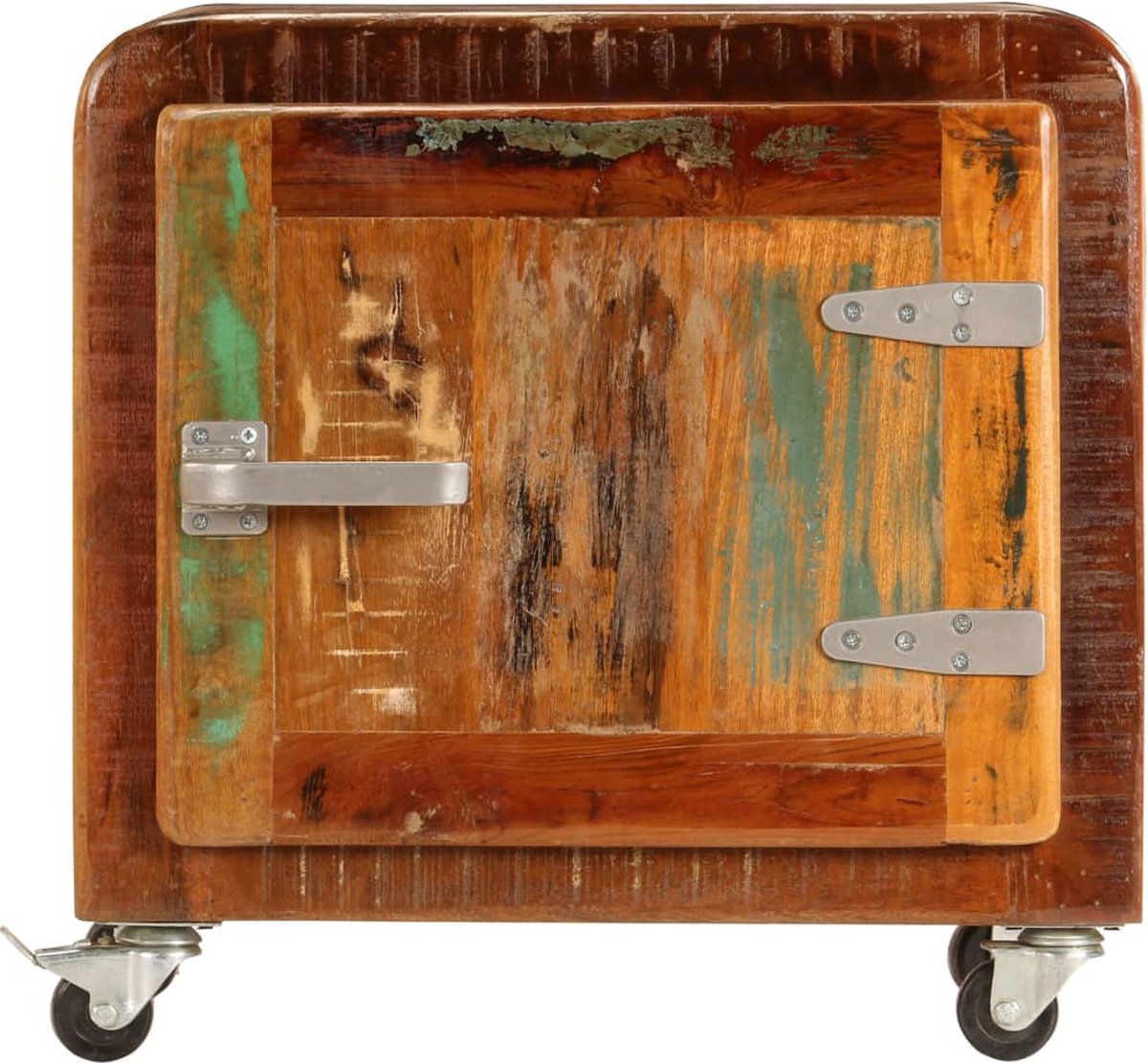 Vidaxl Nachtkastje 50x30x50 Cm Massief Gerecycled Hout