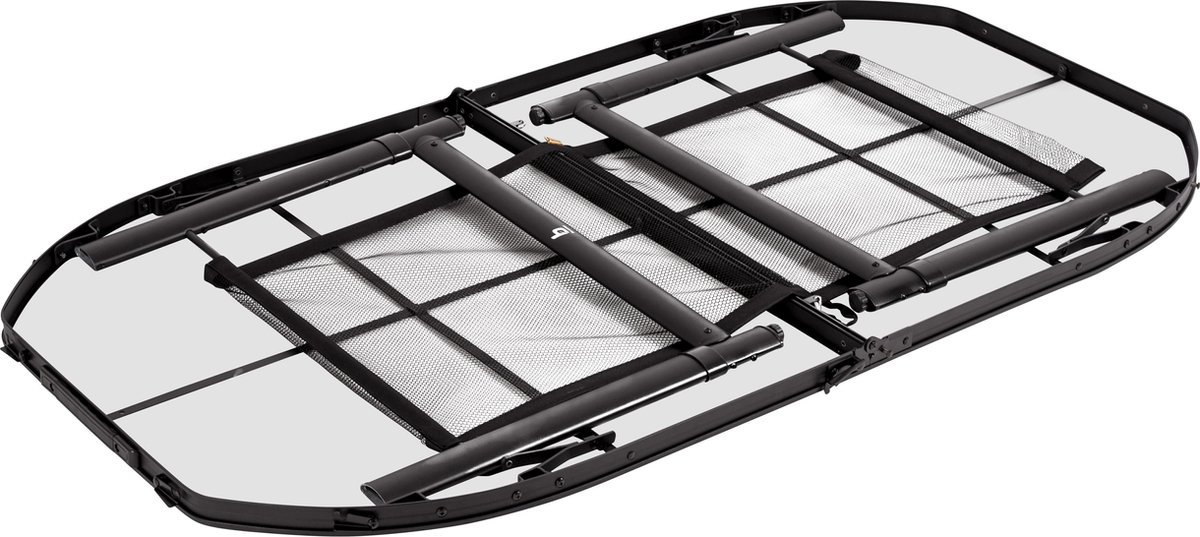 Bo-Camp Industrial Woodbine Ovaal 150 x 80 cm Campingtafel - Zwart