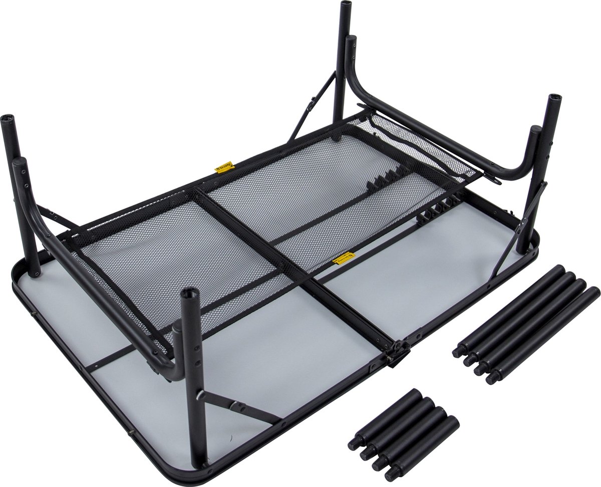Bo-Camp Northgate 90 x 60 cm Campingtafel - Grijs