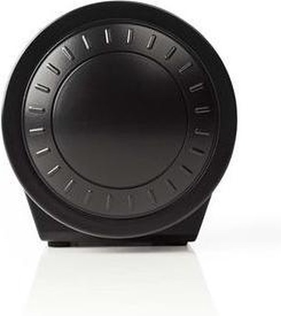 Nedis Digitale Wekkerradio Met Display Led Van 0,9"" Fm Dubbel Alarm Sluimeren - Zwart