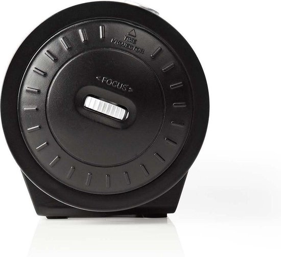 Nedis Digitale Wekkerradio Met Display Led Van 0,9"" Fm Dubbel Alarm Sluimeren - Zwart