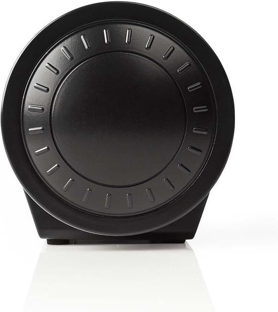 Nedis Digitale Wekkerradio Met Display Led Van 0,9"" Fm Dubbel Alarm Sluimeren - Zwart