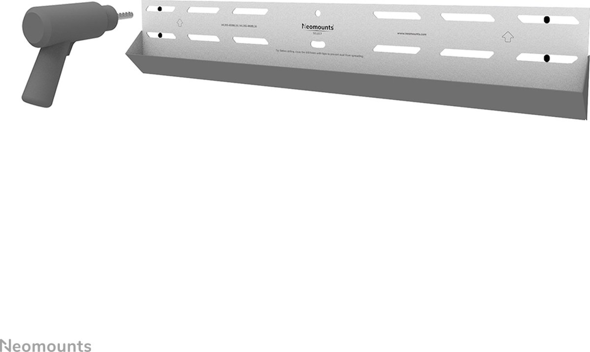 NewStar NEOMOUNTS BY WL35S-850BL16 kantelbare wandsteun voor 40-82" - Zwart
