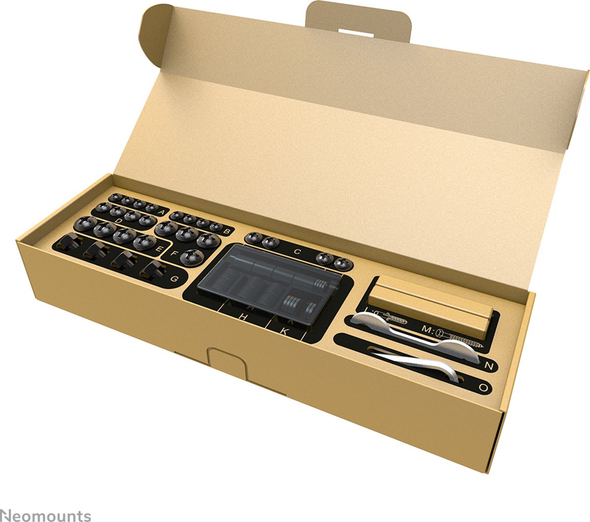 NewStar NEOMOUNTS BY WL40S-840BL12 full motion wandsteun voor 32-55" - Zwart