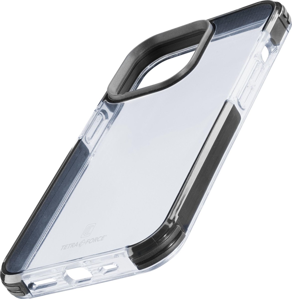 Cellularline Tetra Force Shock-Twist Case voor iPhone 13 Transparant