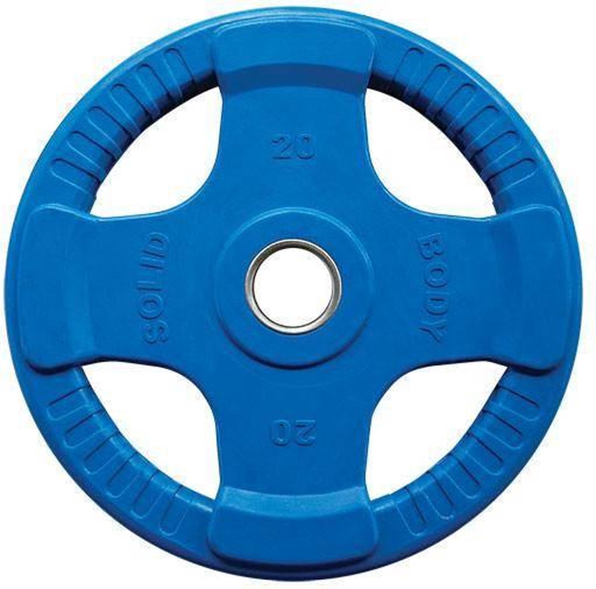 Body-Solid Gekleurde Rubberen Olympische Halterschijven 50 Mm Orck - Per Stuk - 20 Kg - - Blauw