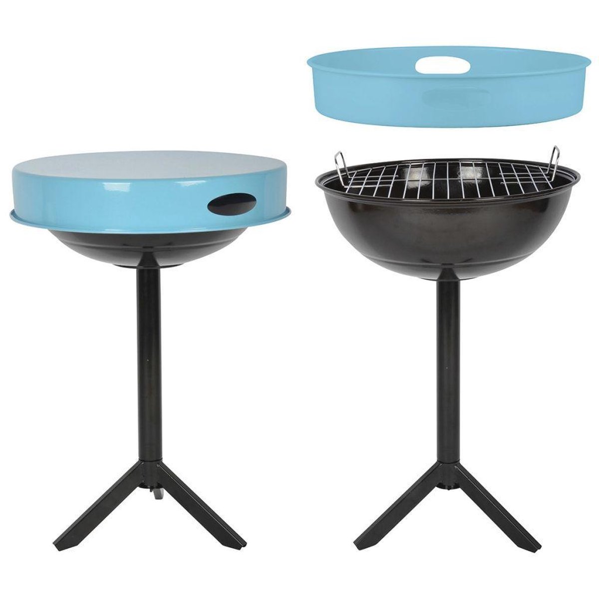 Esschert Design Bbq-tafel Koolstofstaal Ff251 - Blauw