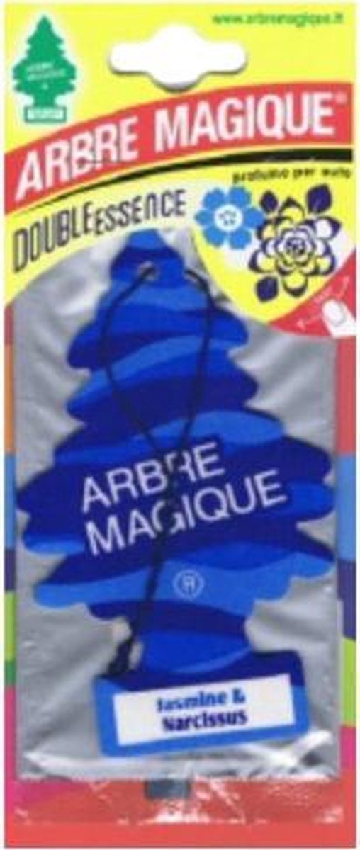 Arbre Magique Luchtverfrisser 12 X 7 Cm Jasmine & Narcis - Blauw