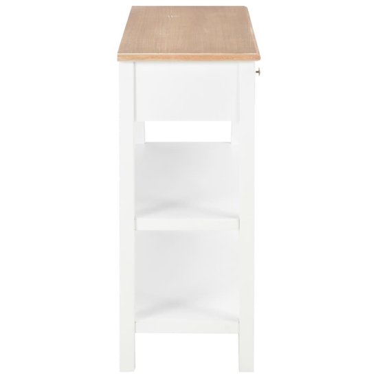 Vidaxl Dressoir 110x35x80 Cm Mdf - Wit
