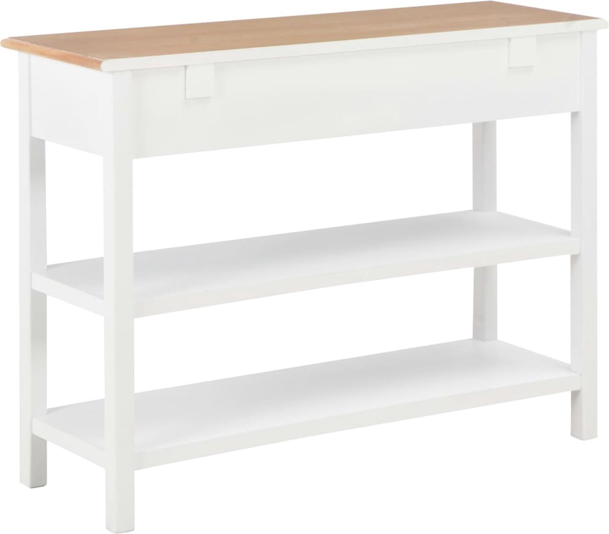 Vidaxl Dressoir 110x35x80 Cm Mdf - Wit