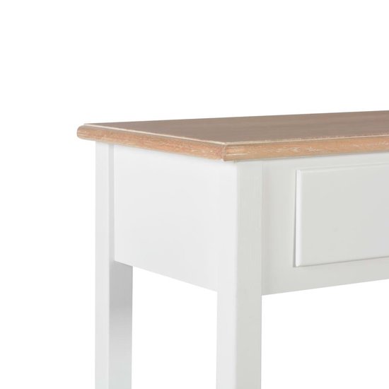 Vidaxl Dressoir 110x35x80 Cm Mdf - Wit