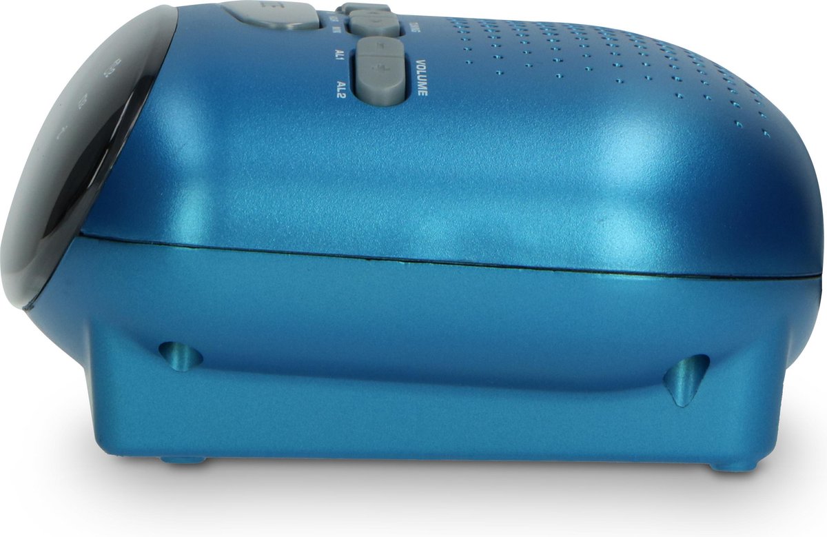 Lenco Fm Wekkerradio Ices Icr-210 Blue - Blauw