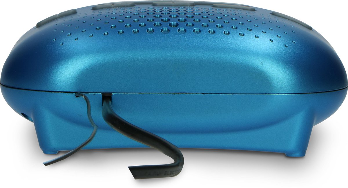 Lenco Fm Wekkerradio Ices Icr-210 Blue - Blauw