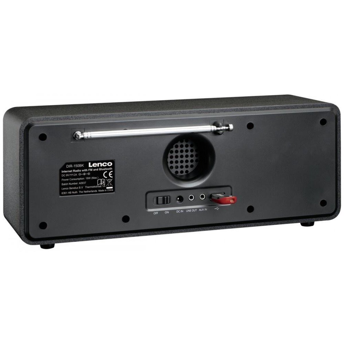 Lenco Dir-150 Internetradio - Zwart