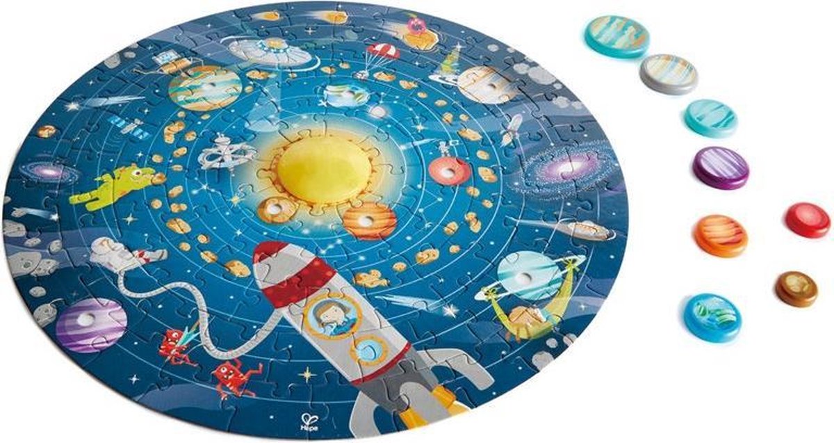 Hape Zonnestelselpuzzel 103-delig