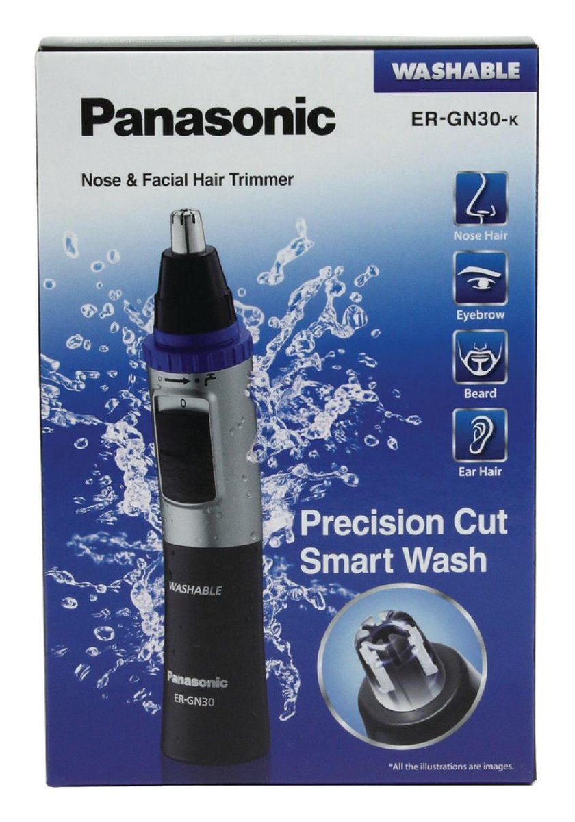 Panasonic Neus-/oorhaartrimmer Er-gn30 - Zwart