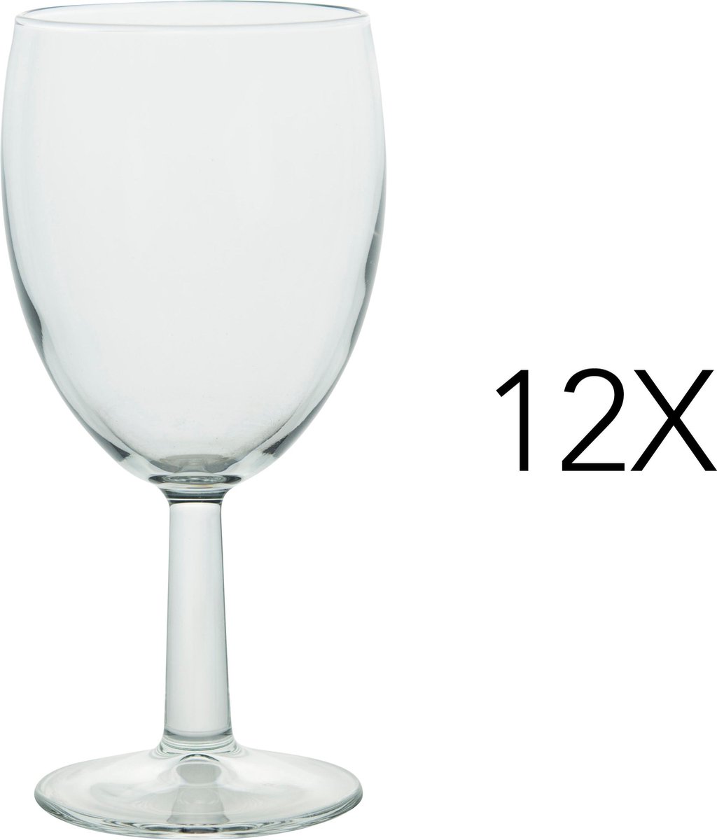 Mammoet Wijnglas Brasserie 19.5 Cl - Transparant 12 Stuk(s)