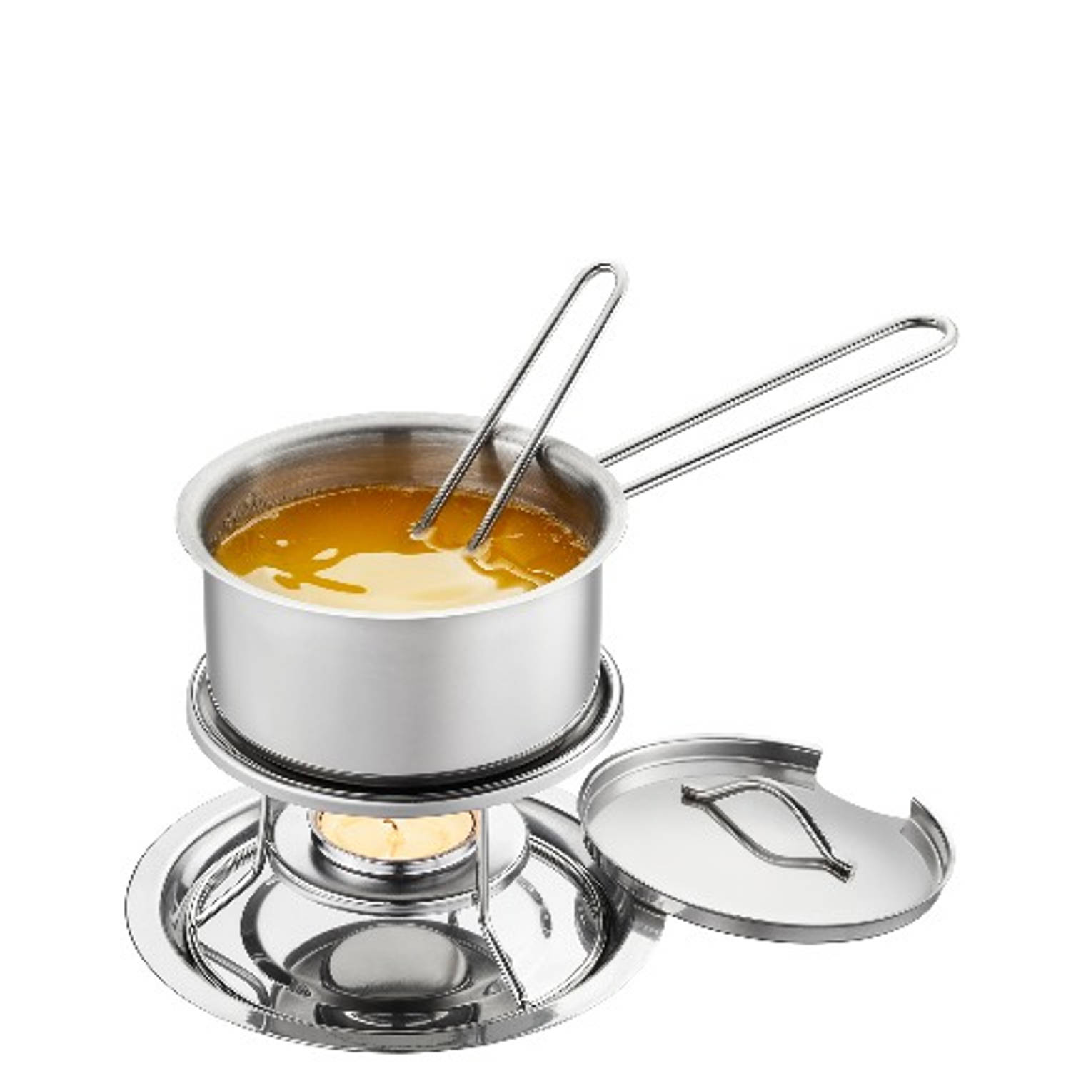 Gefu Saus En Boter Warmer Set Caloric - - Silver