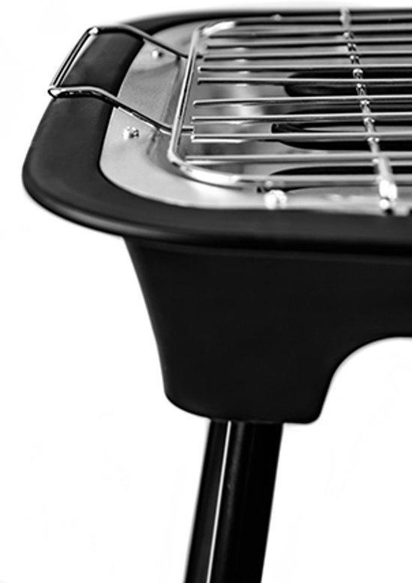 Adler Ad 6602 - Elektrische Barbecue - 2000 Watt - - Zwart