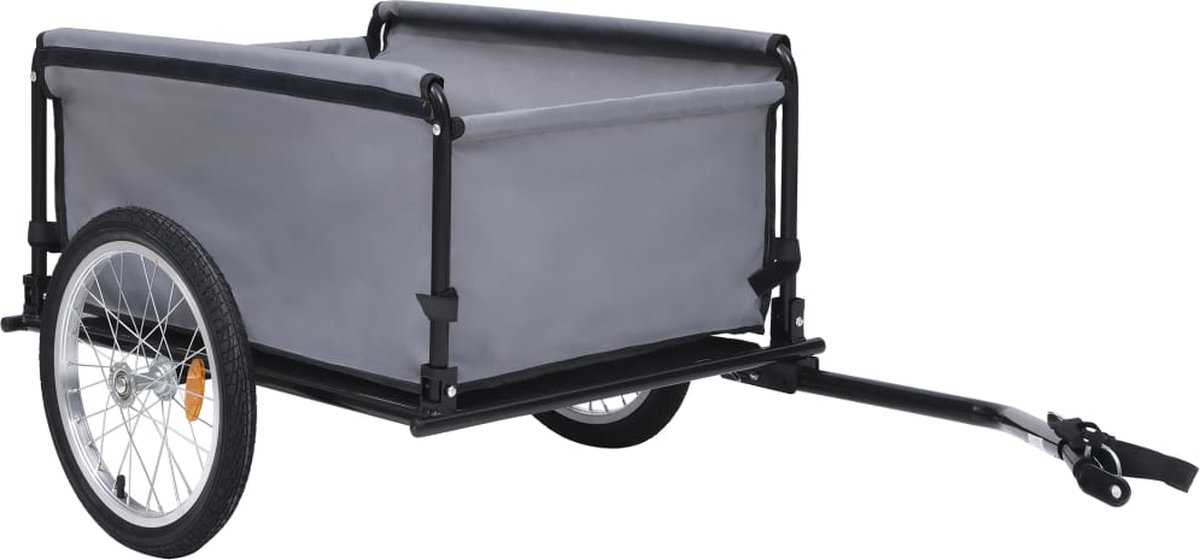 Vidaxl Fietskar 65 Kg En Blauw - Zwart