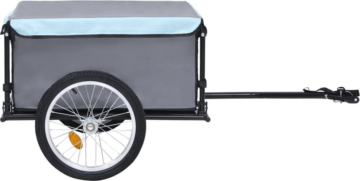 Vidaxl Fietskar 65 Kg En Blauw - Zwart