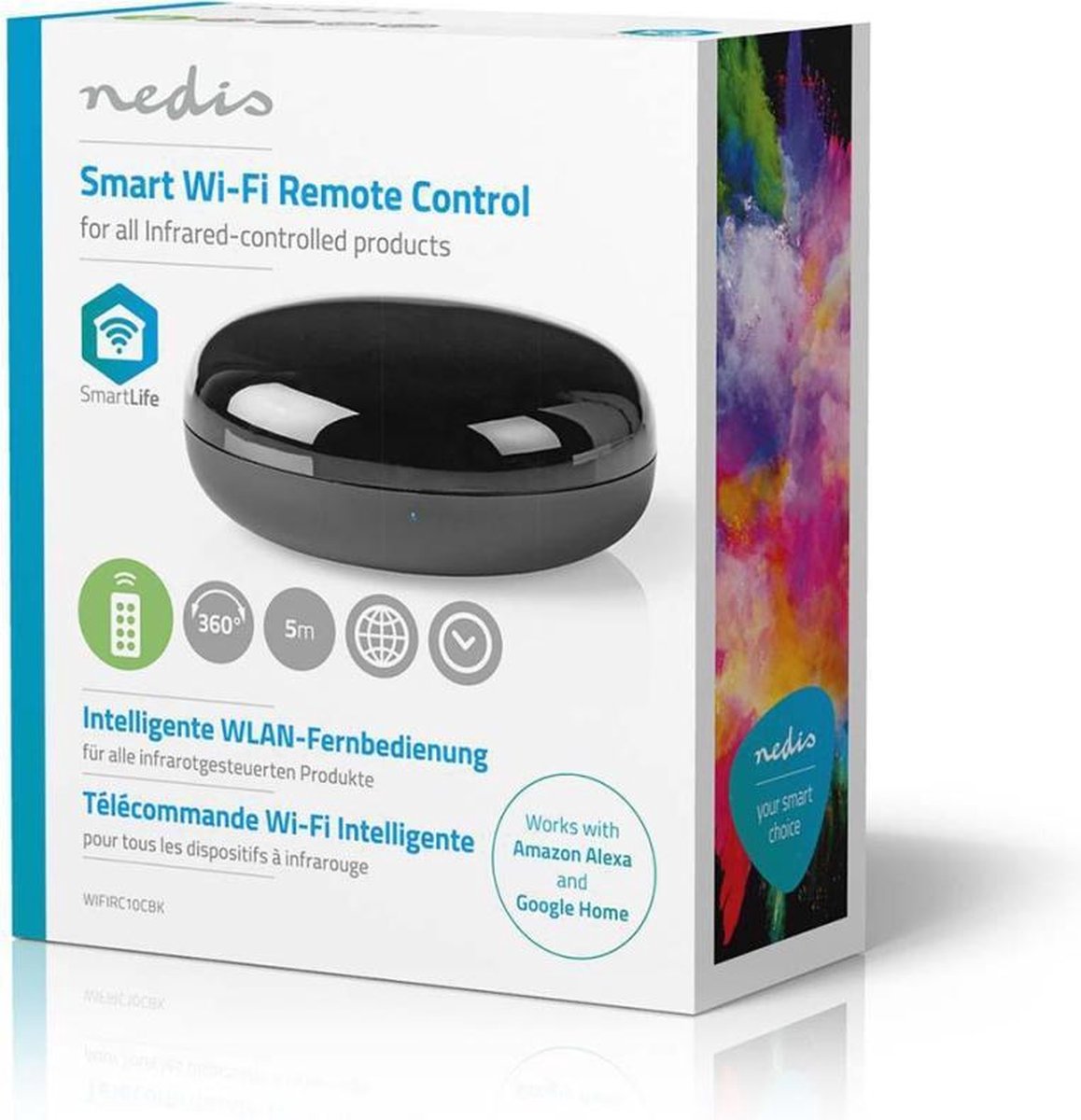 Nedis Smartlife Ir-afstandsbediening 0.70 M - Zwart