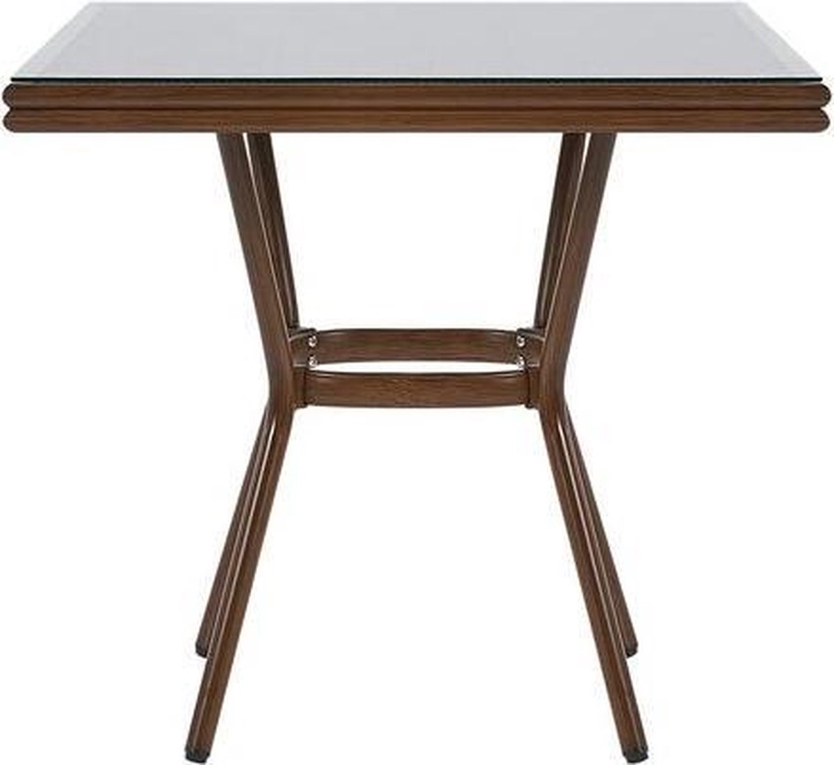 Beliani Caspri - Tuinset--aluminium - Grijs