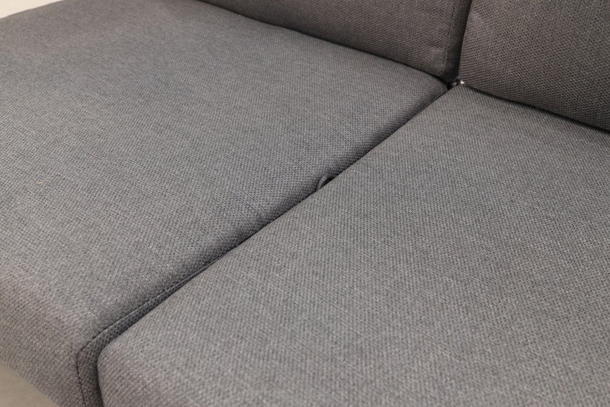 Vdg Darwin Wicker Verstelbare 3-zits Loungebank - Antraciet - Grijs