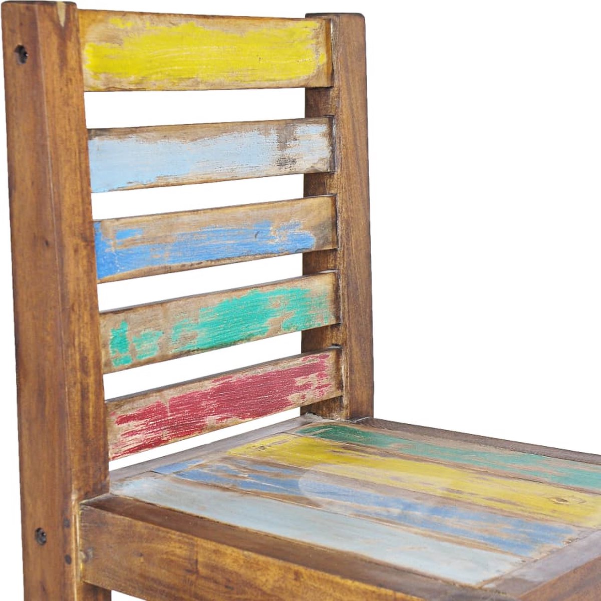 Vidaxl Eetkamerstoelen 6 St Massief Gerecycled Hout