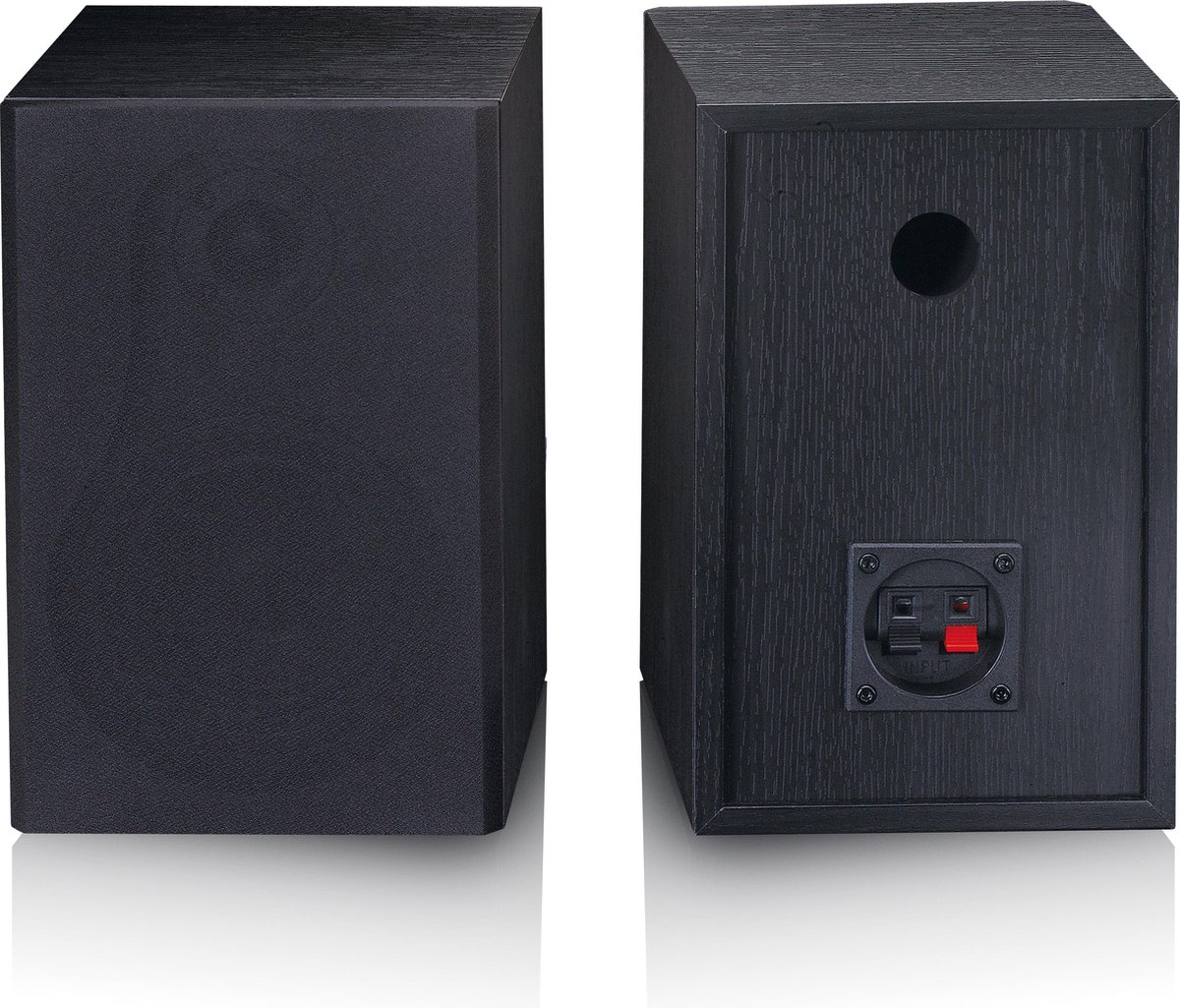 Lenco Platenspeler Met Ingebouwde Versterker En Bluetooth Plus 2 Externe Speakers Ls-500bk - Zwart