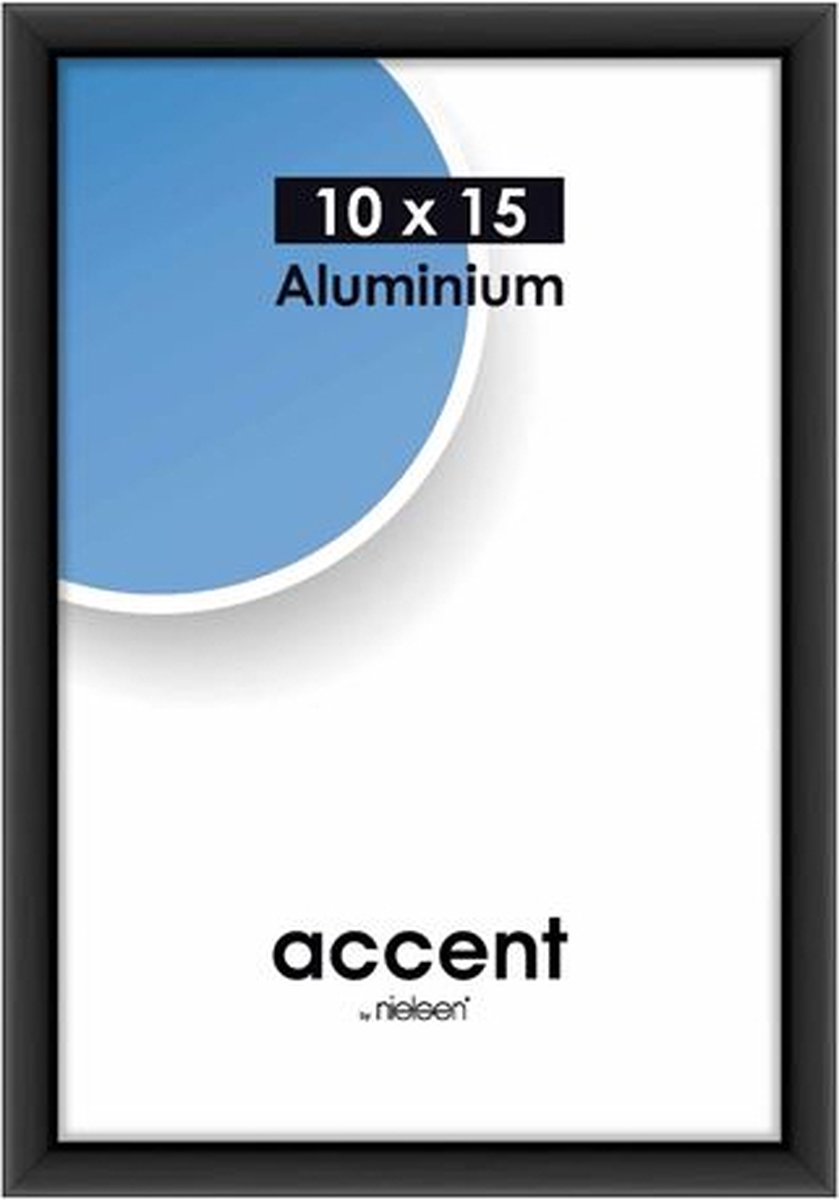 Nielsen Fotolijst Accent 10 X 15 Cm Aluminium - Zwart