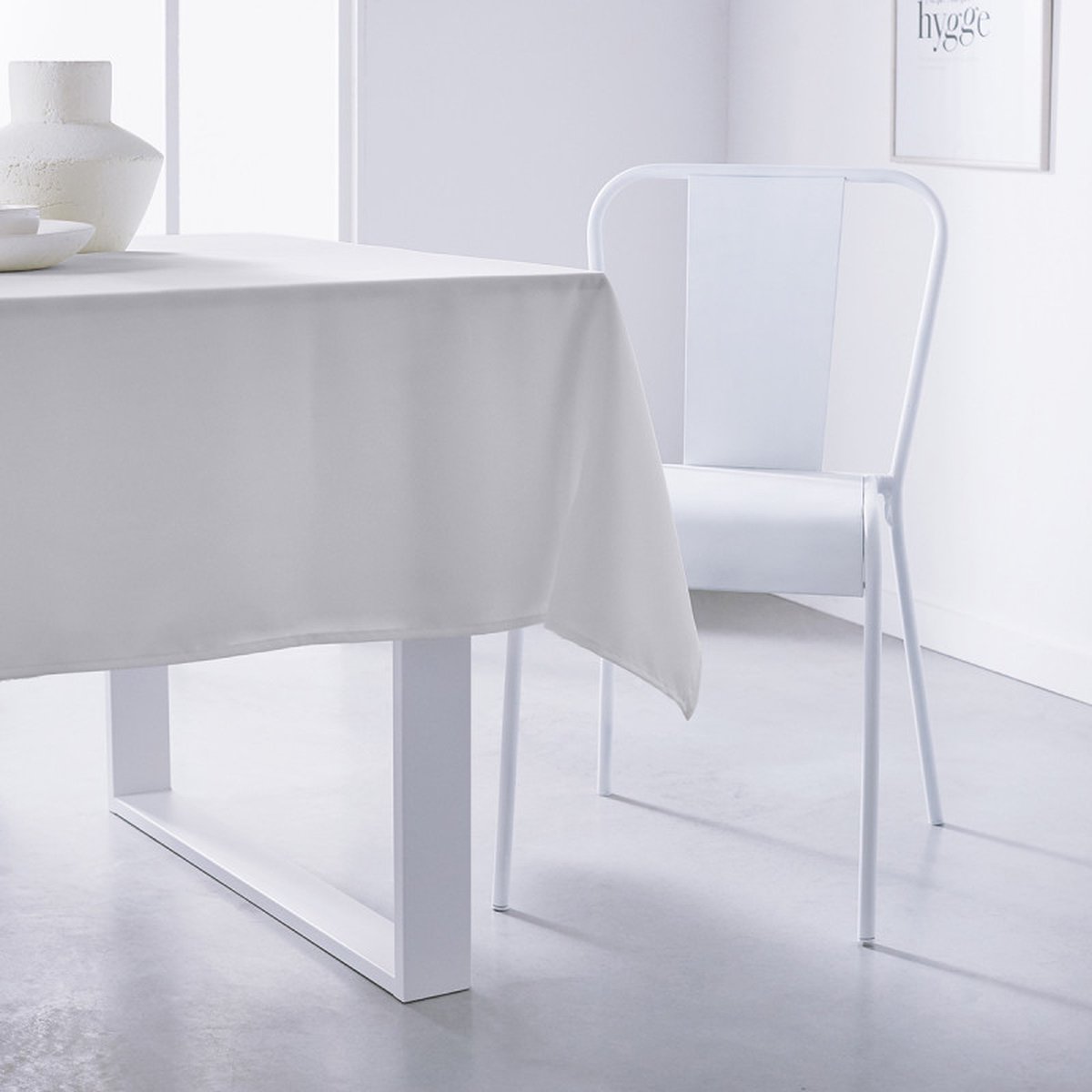 Today Tafelkleed - Tafellaken - 150 X 250 Cm- Polyester- Krijt - - Wit