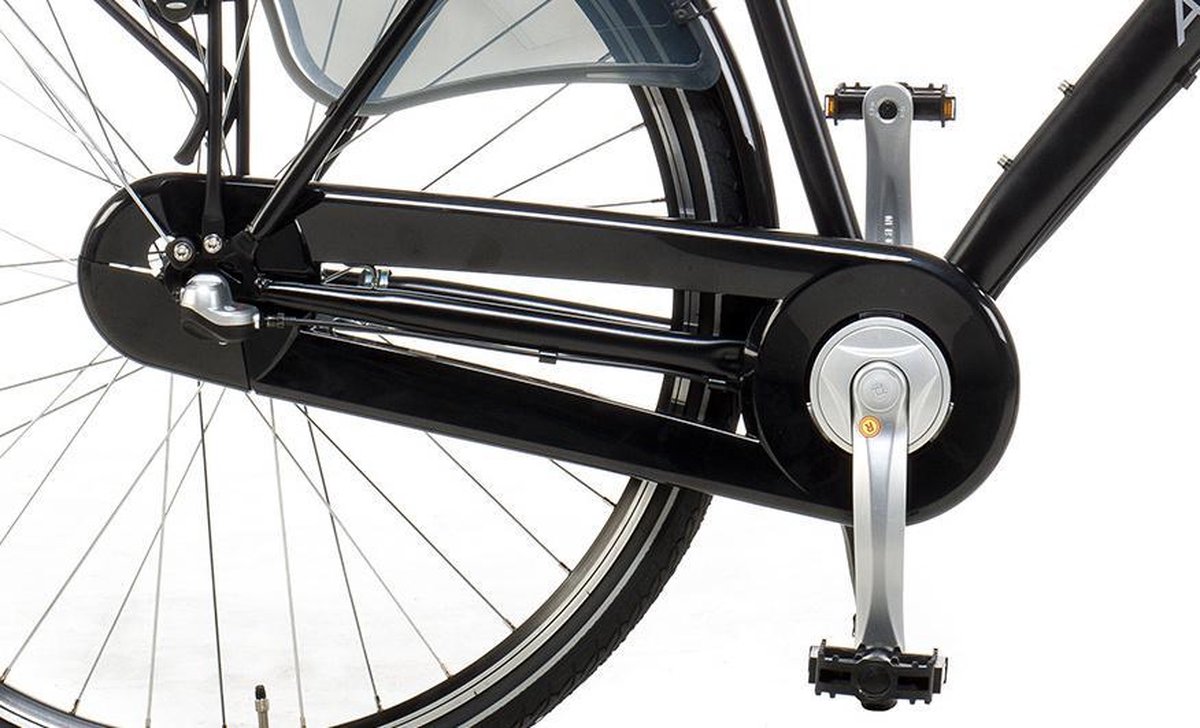 Shimano Bright 28 Inch 56 Cm Heren 3v V-brakes Matzwart