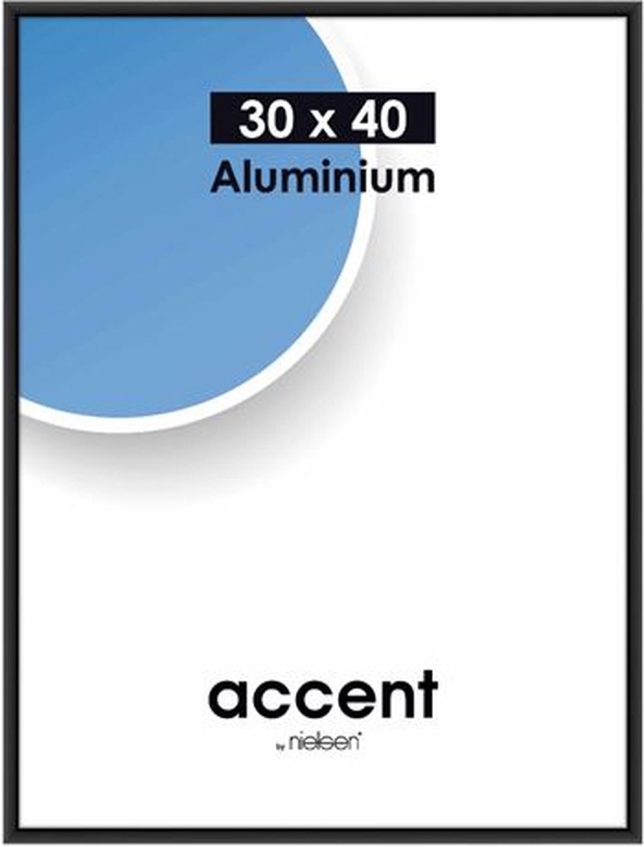 Nielsen Fotolijst Accent 30 X 45 Cm Aluminium - Zwart