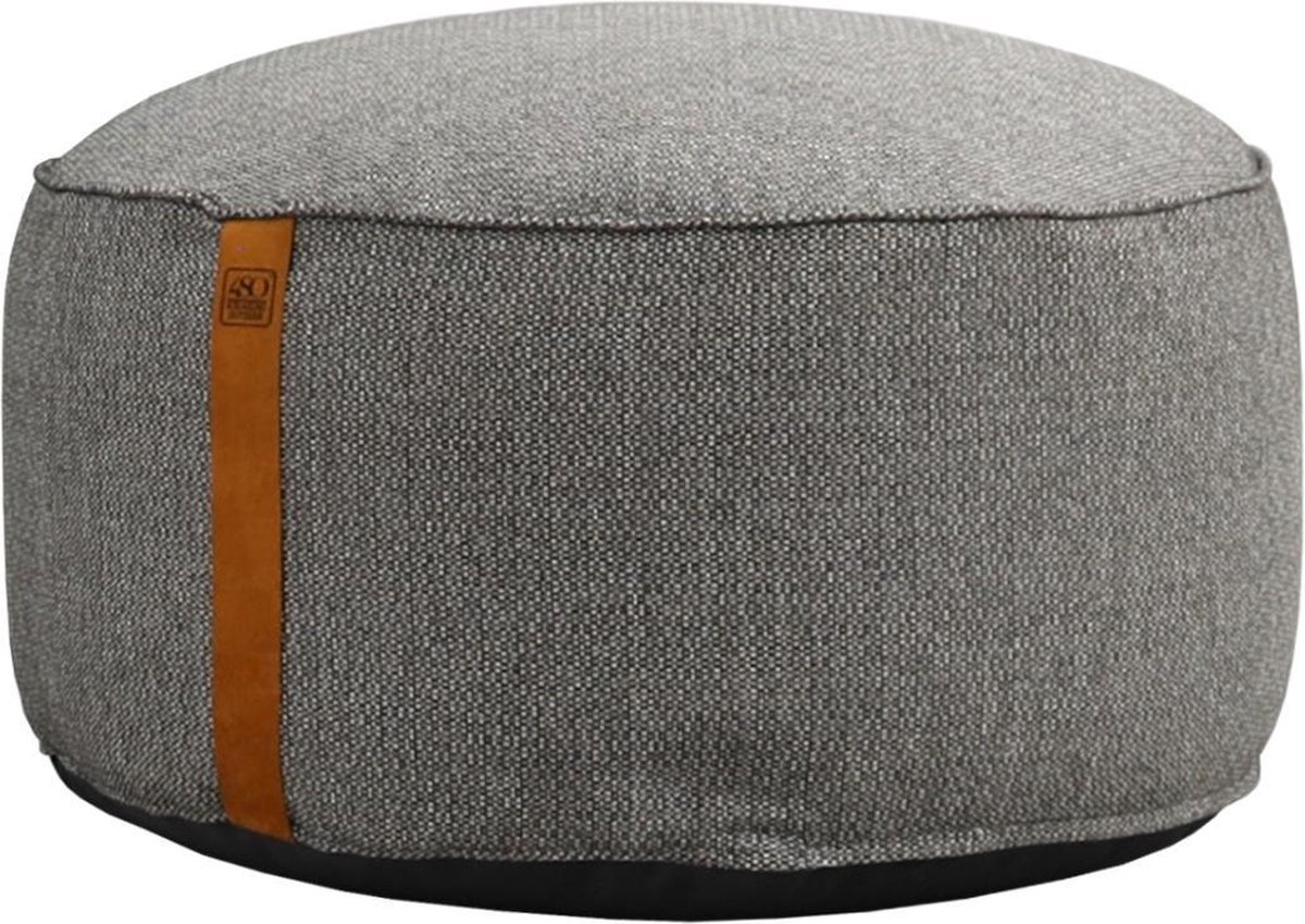 Puff Big Ø72 X 38 Cm - Antraciet