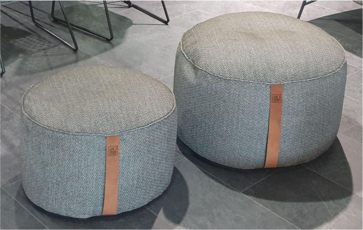 Puff Big Ø72 X 38 Cm - Antraciet