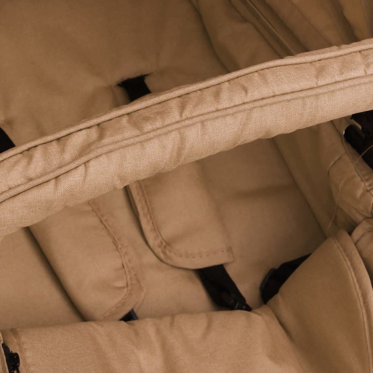 Vidaxl Kinderwagen 2-in-1 Aluminium Taupe